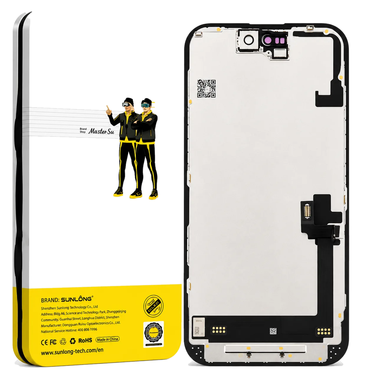 Pantalla iPhone 16 SUNLONG IC Removible HD+ Premium