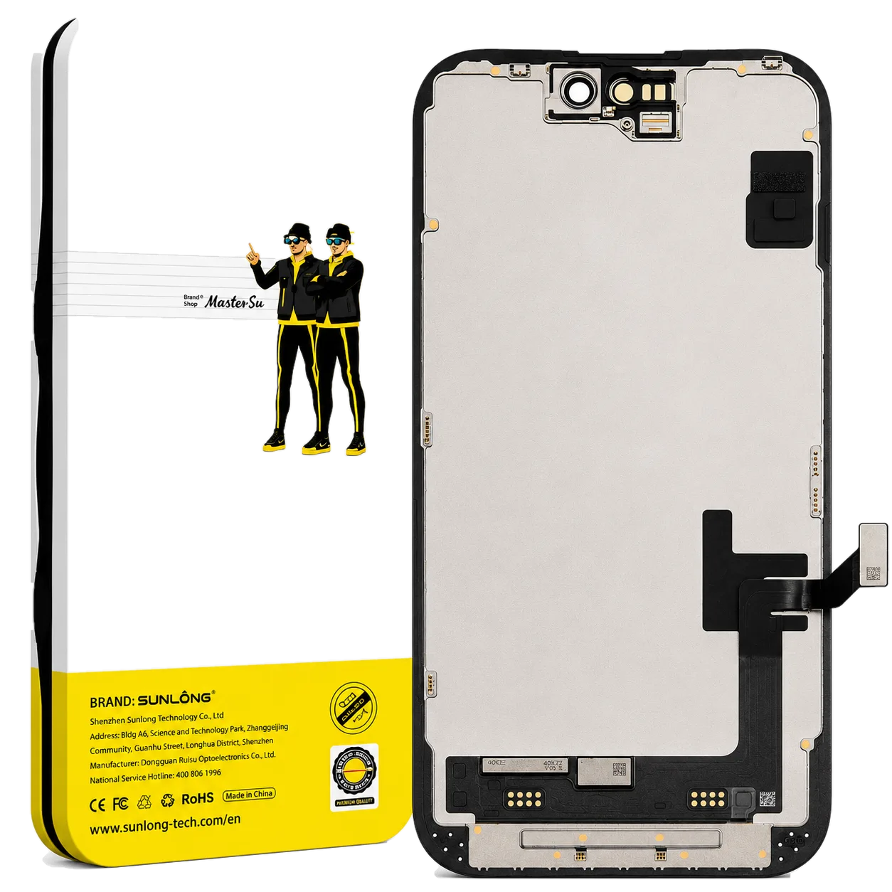 Pantalla iPhone 15 SUNLONG IC Removible HD+ Premium