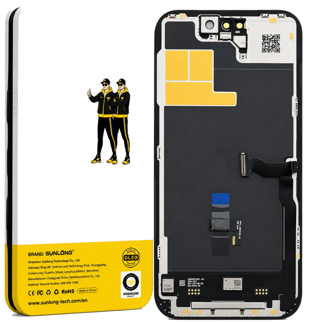 Pantalla iPhone 14 Pro SUNLONG IC Removible HD+ Premium