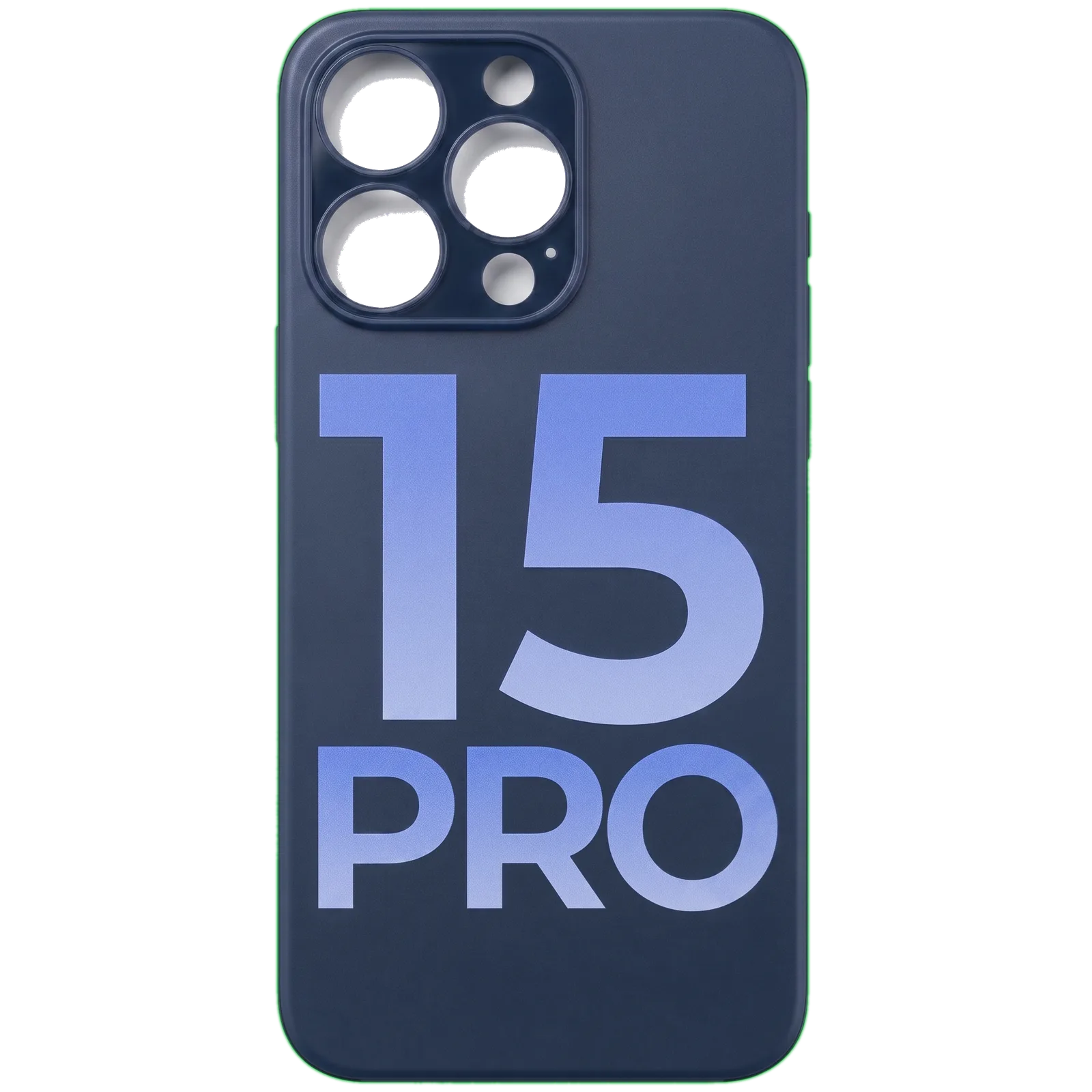 Tapa Trasera iPhone 15 Pro Vidrio — Titanio