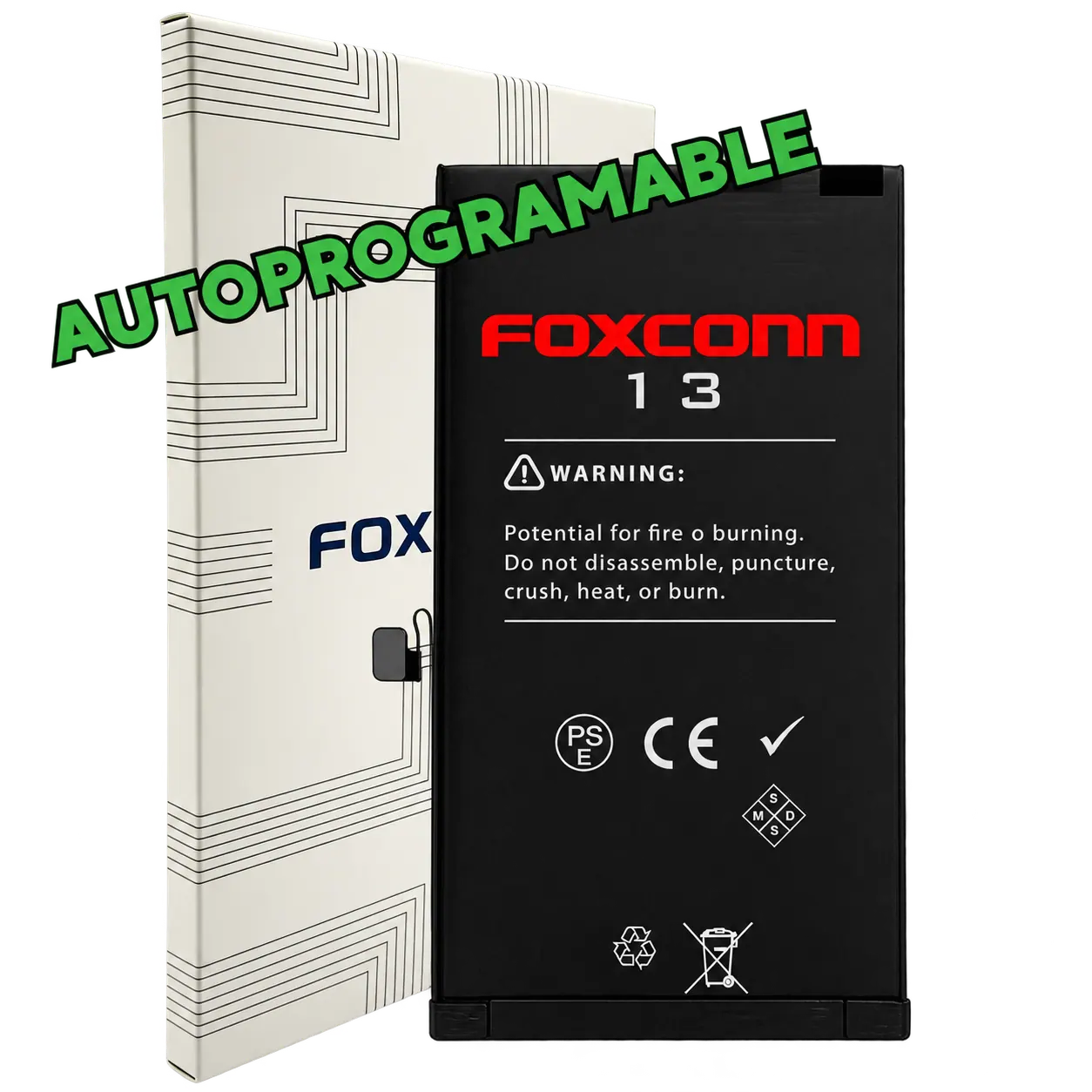 Batería iPhone 13 Foxconn Slim Autoprogramable