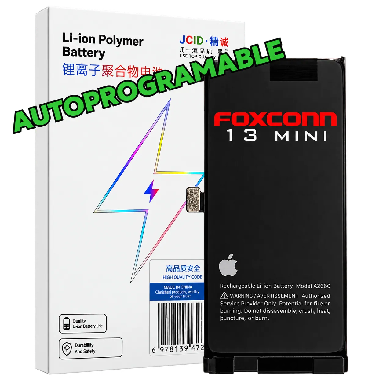 Batería iPhone 13 mini JCID Slim Autoprogramable