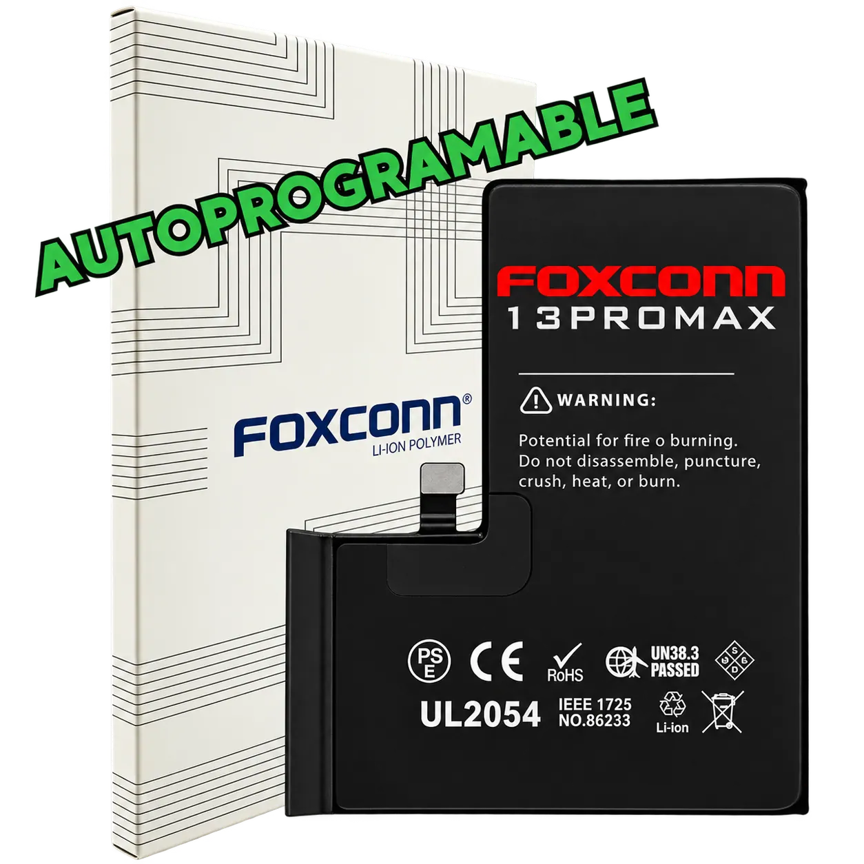 Batería iPhone 13 Pro Max Foxconn Slim Autoprogramable