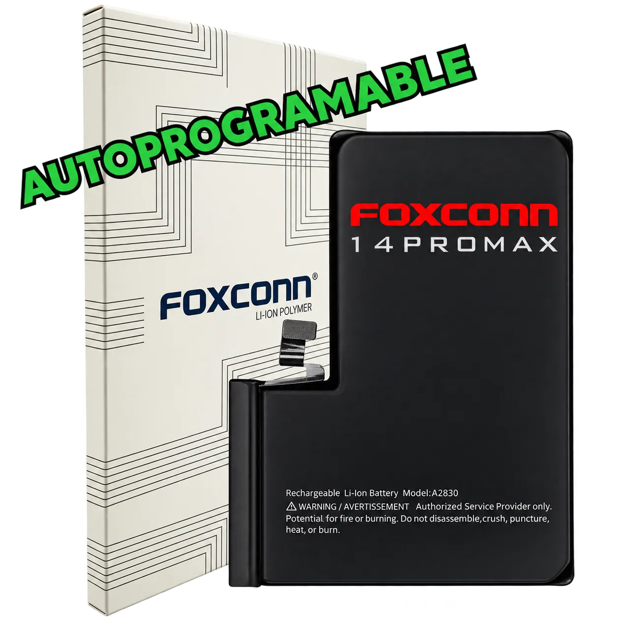 Batería iPhone 14 Pro Max Foxconn Slim Autoprogramable